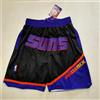 Adult Phoenix Suns Short Pants Stitched With Pocket S-3XL