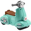 Fisher-Price - Ridi & Impara Smart Stages, Scooter giocattolo cavalcabile per i primi passi, contenuti didattici per gioco di finzione, versione multilingue, Giocattolo per Bambini 12+ Mesi, HMV76
