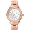 Fossil Orologio Stella da donna, movimento a tre lancette, cassa in acciaio inossidabile oro rosa 37 mm e bracciale in acciaio inossidabile, ES5131
