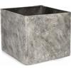Bizzotto VASO MEILI QUADRATOI BASSO GRIGIO S 19x19x17h cm
