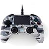 Nacon USB Compact Controller PS4 Ufficiale Sony PlayStation, Grigio Camouflage