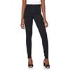 Noisy May Nmella Super HW Jeans Gu304 Slim, Nero (Black), XS Donna