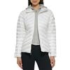 GUESS Women's Lightweight Puffer Jacket Cappotto Alternativo in Piuma, Trapuntato Bianco, L Donna