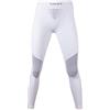 UYN U100026, Pantalone Intimo Termico Lana Merino Donna, Snow White/Anthracite/Grey, S/M