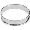De Buyer circolare in acciaio inox Stampo ad anello con bordo curvo, 3091.10N, inossidabile, Diametro 10 cm