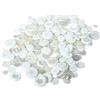 Trimz Bottoni di forme e dimensioni assortite, 250 g, bianco
