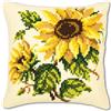 VERVACO Kit Cuscino Punto Croce GIRASOLI Set Ricamo Principianti Cuscini Gobelin Decorativi ca. 40 x 40 cm Accessori Per Lavoretti Creativi DIY Casa Decor Hobby Adulti Cross Stitch