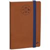 Quo Vadis 148012Q Agenda Scolastica PRESIDENTE 16M Multilingua Anno 2024-2025 Colore Nocciola Formato21x27cm Settimanale 16Mesi Settembre-Dicembre Carta Bianca Copertina morbida con elastico Everest
