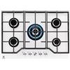 ELECTROLUX KGG75362W Piano cottura Serie 600 Gas on Glass 75cm, Cristallo bianco, comandi frontali