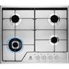 ELECTROLUX KGS6434SX Piano cottura a gas Serie 600 Slim Line 60cm, INOX, Comandi frontali