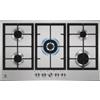 ELECTROLUX KGS9536SX Piano cottura a gas Serie 600 Slim Line 90cm, INOX griglie in ghisa, comandi frontali