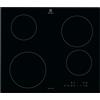 ELECTROLUX KIB60424CK Piano cottura ad induzione Serie 300 60cm,NERO, 4 Zone di cottura