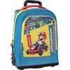 Franco Cosimo Panini MARIO KART - Zaino Scuola Trolley Ufficiale Mario Kart con Ruote Sostituibili, Maniglia Regolabile, 2 Vani Principali, Tasca Frontale, Spallacci Imbottiti e Regolabili, 36 x 47H x 23 cm