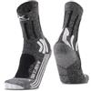 X-Bionic X-Socks X-Bionic 4.0 TREK X LINEN Calze da trekking da donna, tecnologia di raffreddamento avanzata e comfort avanzato per percorsi impegnativi e attività all'aperto - Grigio/Nero, 35-36