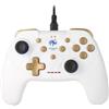 Konix FFF Controller con cavo per Nintendo Switch, Switch 2 e PC - Funzione vibrazione - Cavo da 3 m - Bianco