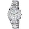 BREIL - Orologio Donna Collezione C'EST CHIC EW0275 - Orologio da Polso con Quadrante Analogico Bianco con Cristalli - Movimento PE902 SUNON - Orologio al Quarzo - con Bracciale in Acciaio