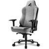 Sharkoon SHARKOON SEDIA GAMING SKILLER SGS40 TESSUTO, GRIGIO E NERO SKILLER SGS40 FABRIC GREY