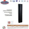 TECHNOMAX ARMADIO PORTAFUCILI 5 POSTI LAS/5K 148x308x208 HxLxP CHIAVE A DOPPIA MAPPA CON TESORETTO