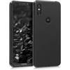 kwmobile Custodia Compatibile con Motorola One (5.9) Cover - Back Case per Smartphone in Silicone TPU - Protezione Gommata - nero matt