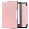 kwmobile Custodia eReader Compatibile con Kobo Aura Edition 1 Cover - eBook Reader Flip Case - Cover eReader Simil Pelle - oro rosa