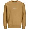 JACK & JONES Jorvesterbro-Felpa Girocollo Noos Maglia di Tuta, Colore: Arancione, M Uomo