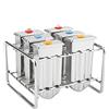 Cafopgrill Stampi per ghiaccioli in Acciaio Inox Kit Ghiaccio Maker con Vassoio Cucina Industriale da casa Attrezzo creatore per stampi per Ghiaccio(2#)