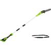 Greenworks G40PSF Sega ad Asta a Batteria, Lunghezza Barra 8-Pollice (20 cm),Velocità Catena 8m/s, 3,64kg, Auto-Lubrificante, Asta 2.58m, SENZA Batteria 40V e Caricabatterie, Garanzia 3 Anni