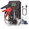 FNNEMGE Avviatore Batteria Auto, 4000A 21800mAh Avviatore Emergenza per Auto(Motori Fino a 8,0L Benzina/ 6,5L Diesell) 12V,Avviatore di emergenza, con di Uscita USB, Luce LED,Schermo Grande HD..
