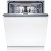 Bosch Elettrodomestici SMV4ECX21E Serie 4, Lavastoviglie da incasso a scomparsa totale, Home Connect, EfficientDry, InfoLight, Programma Preferito, 60 cm