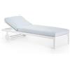 GANDIA BLASCO lettino con ruote per esterni DNA CHAISE LOUNGE - PT02894+PT02895-NAUTICA