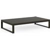 GANDIA BLASCO tavolino per esterni DNA 151 x 90 x H 31 cm - PT02935-FAUX-WOOD-ALUMINIUM