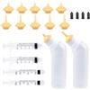Yoolight 20PCS Biberon per Cuccioli capezzolo con siringhe per Cuccioli, Biberon per Gattini con e 10 Pezzi Ciuccio sostitutivo, Gattini,scoiattoli e Altri Animali Appena Nati