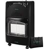 Cecotec Stufa a Gas Butano Pieghevole ReadyWarm 4000 Slim Fold +, 4200 W con 3 Livelli, Borsa per il Trasporto, 4 Ruote, Bombole da 15 kg, Accensione Piezoelettrica e Sistema di Sicurezza.