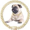 Meindin Collana a Forma di Cucciolo di Cane, in Lega di Zinco, con Strass, per Matrimoni, Piccoli Gatti e Cani, per Feste e Matrimoni