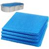 VOUNOT® Telo Termico per Piscina Rettangolare 800x400 cm, Copertura Solare a Bolle 120 µm, Tagliabile, Protezione Isotermica, Riscaldamento Acqua Piscina, Blu