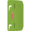BRUNNEN Baier & Schneider Colour Code - Perforatore tascabile, in plastica, per 2 fogli/spessore: 1 mm, colore: verde