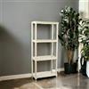Dmora Scaffale a 2 Ripiani in Polipropilene, Scaffalatura Multiuso per Interno o Esterno, 100% Made in Italy, cm 60x30h133, Colore Grigio Chiaro