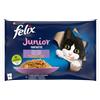 Felix Junior Fantastic in buste 4 x 85 g Alimento umido per gatto - Salmone e Pollo