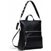 Desigual Accessories-Zaino in Poliuretano, Misura Media, PU Back Pack Medium Donna, Nero, Einheitsgröße