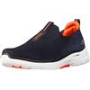 Skechers Gowalk 6-Scarpe da Passeggio Elasticizzate, Senza Lacci, per Atletica, Uomo, Bianco Blu Marino, 41 EU