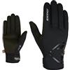 Ziener UMANO Guanti da sci di fondo, Nordic/Crosscountry, da uomo, foderati, Primaloft, Soft Shell, nero, 5