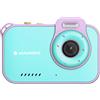 AGFA Fotocamera Digitale per bambini Realikids Cam Waterproof 2, 12 megapixel, display a colori da 2,8", impermeabile fino 3 metri, Blu