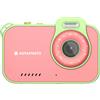 AGFA Fotocamera Digitale per bambini Realikids Cam Waterproof 2, 12 megapixel, display a colori da 2,8", impermeabile fino 3 metri, Rosa