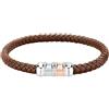 Morellato Moody Bracciale Uomo in Acciaio, pelle, IP oro rosa - SQH54