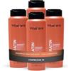 Vitalcare | Keratin - Shampoo Rinforzante per Capelli, Deterge con Delicatezza i Capelli Fragili e Stressati, con Cheratina e Arginina, 4 x 500 ml