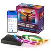 WiZ HDMI Sync Box con retroilluminazione TV, sincronizza la luce con film, giochi e musica, HDMI 2.0, Striscia LED RGBIC per TV da 55-65 pollici, controllo con App, compatibile con Google e Alexa