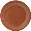 PRO NAPPE - Ref. 79217i - 20 Piatti - diametro 23 cm - cartone - terracotta