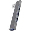 Generic Hub USB Per Laptop - Adattatore USB A 4 Porte, Hub USB Per PC | Adattatore USB Portatile, Espansore Multiporta Per Stampanti, PC, Tastiere, Desktop, Laptop, Unità Flash