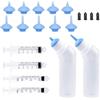 Yoolight 20PCS Biberon per Cuccioli capezzolo con siringhe per Cuccioli, Biberon per Gattini con e 10 Pezzi Ciuccio sostitutivo, Gattini,scoiattoli e Altri Animali Appena Nati-Blu