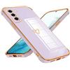 Keteen Custodia compatibile con Samsung Galaxy S22 Plus Cover Case Carina motivo cuore Silicone TPU Ultra Sottile Antiurto & Antigraffio Cover per Samsung Galaxy S22 Plus, Viola